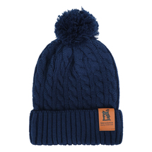 WCCC CABLE KNIT BOBBLE HAT