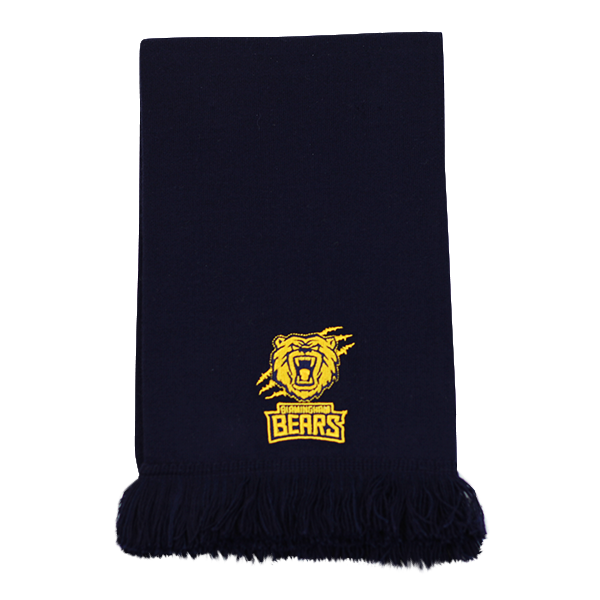 BB CREST EMBROIDERED SCARF