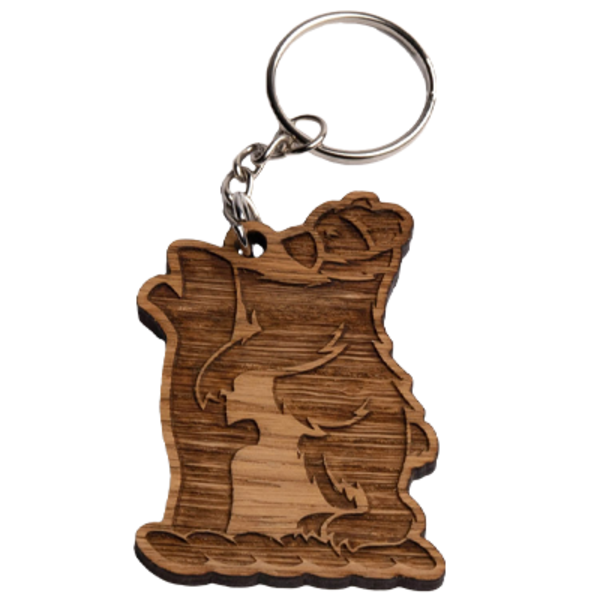 WCCC WOODEN KEYRING