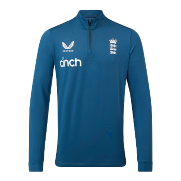 ENGLAND CRICKET 1/4 ZIP MIDLAYER