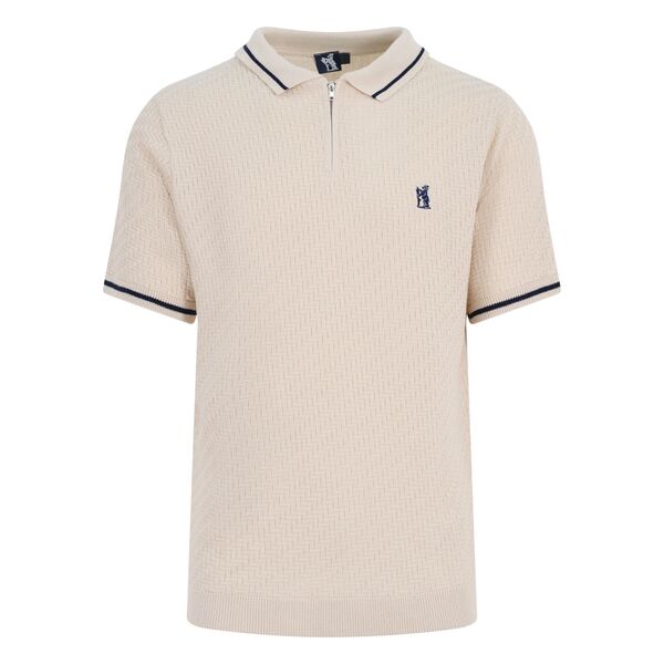 WCCC KNITWEAR QUARTER ZIP POLO